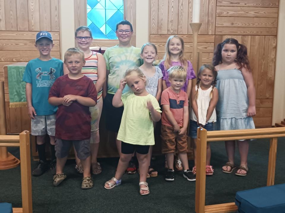 Grace Lutheran 2023 Vacation Bible School, McGregor, MN, The Log Church